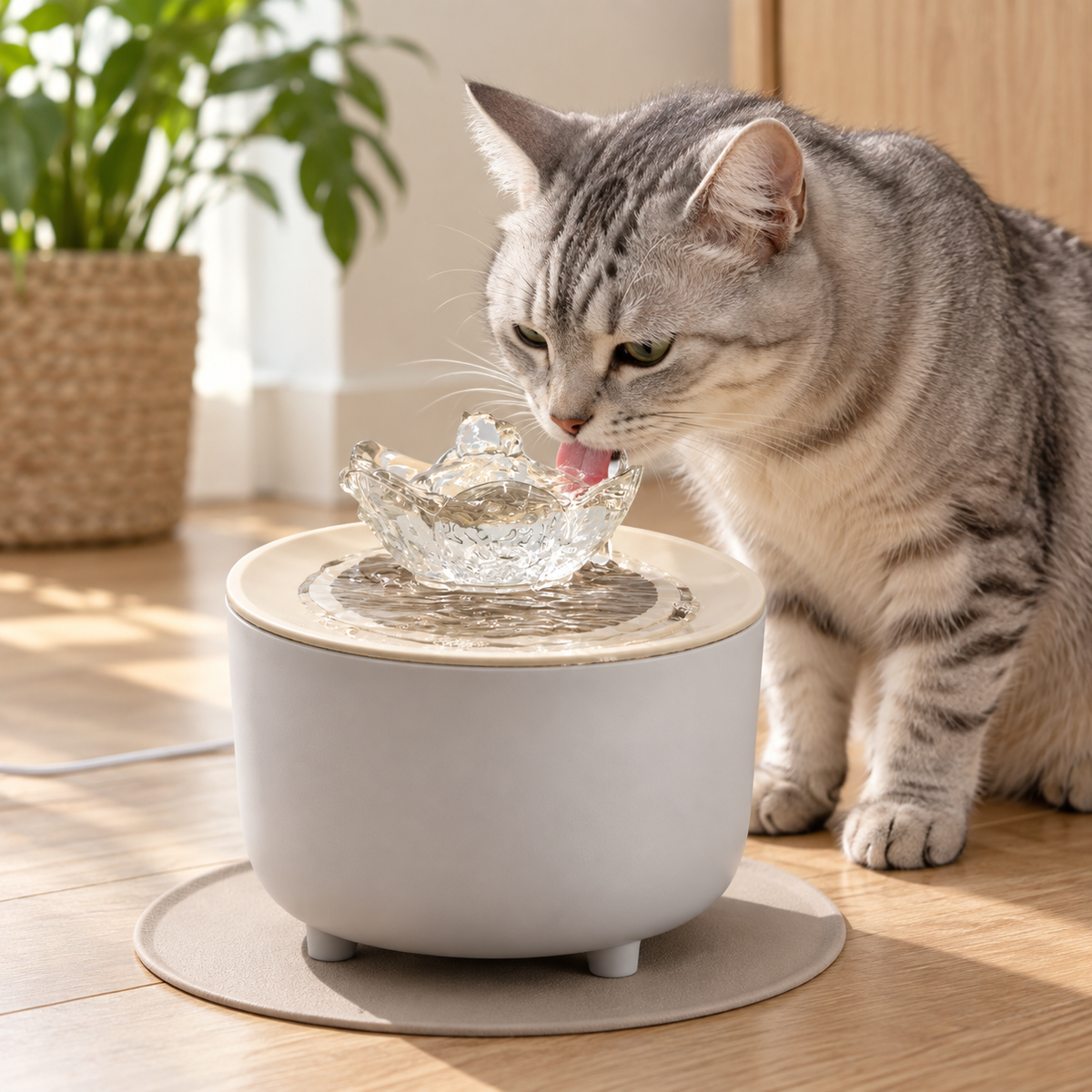 Fontaine à eau pour chat FlowSip™