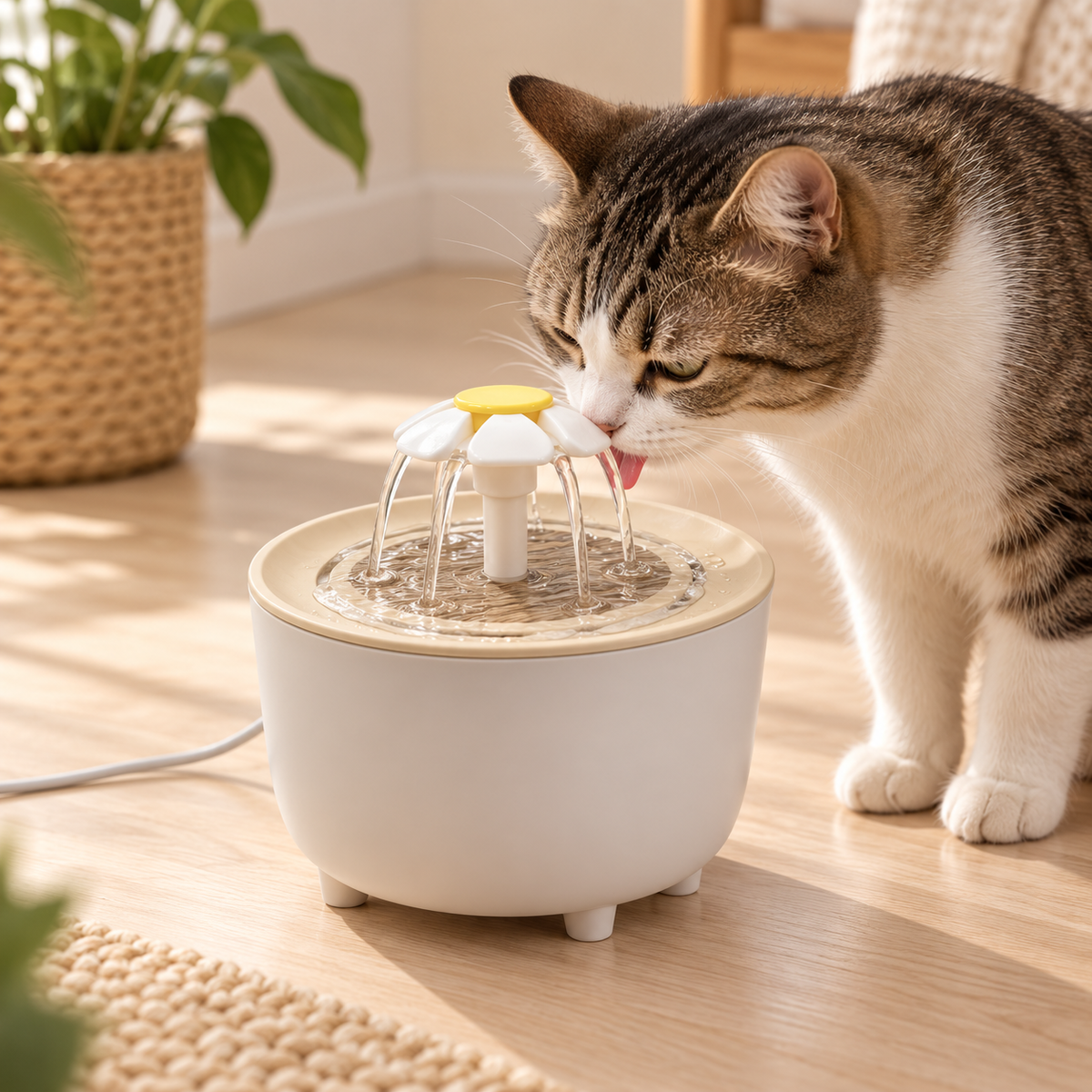 Fontaine à eau pour chat FlowSip™