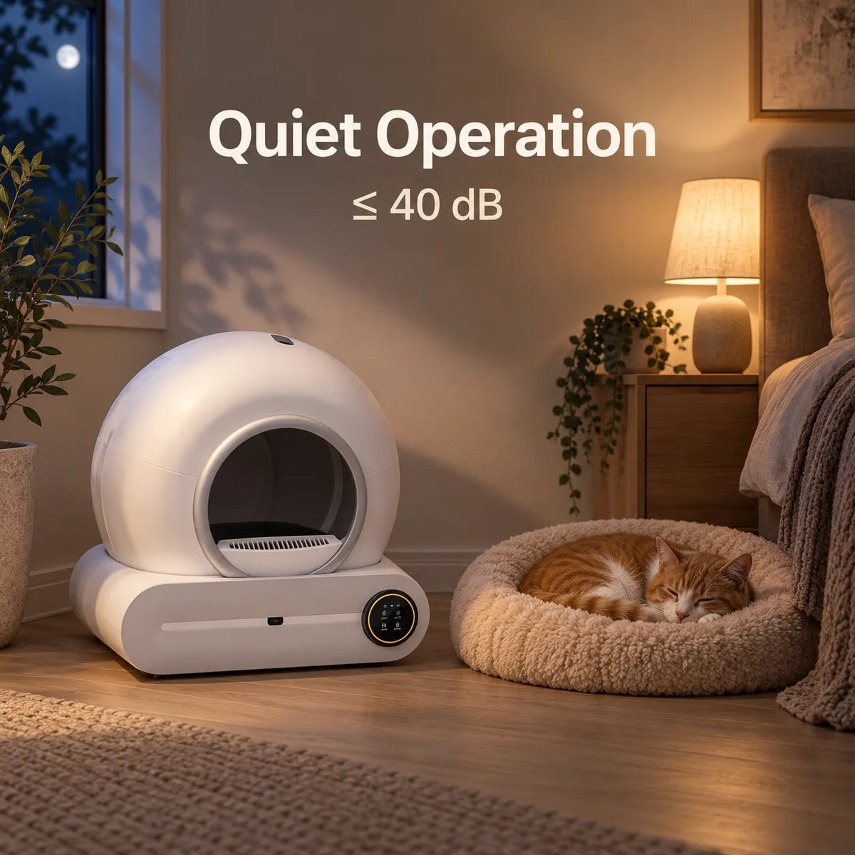 Bac à litière autonettoyant intelligent CleanPod™