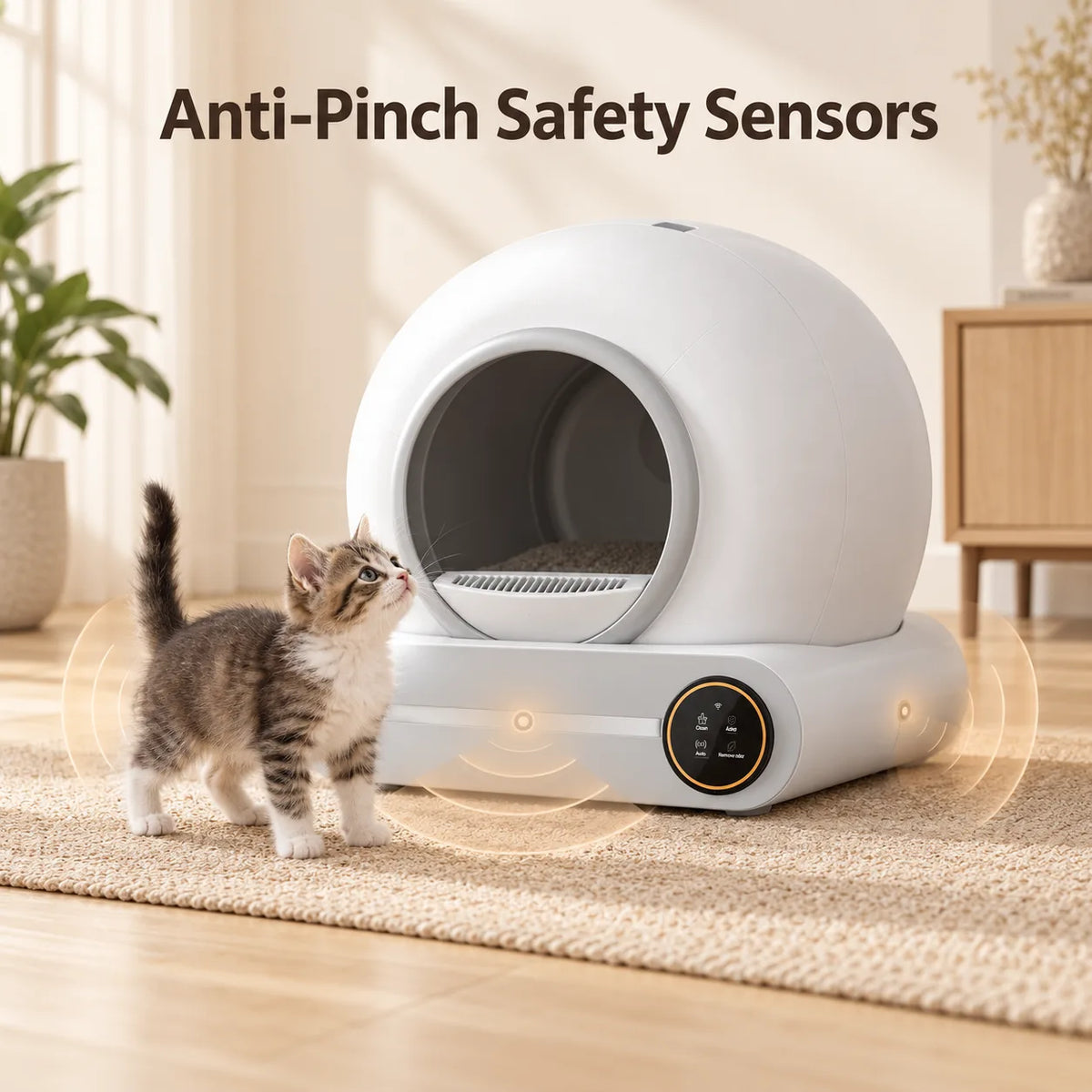 Bac à litière autonettoyant intelligent CleanPod™