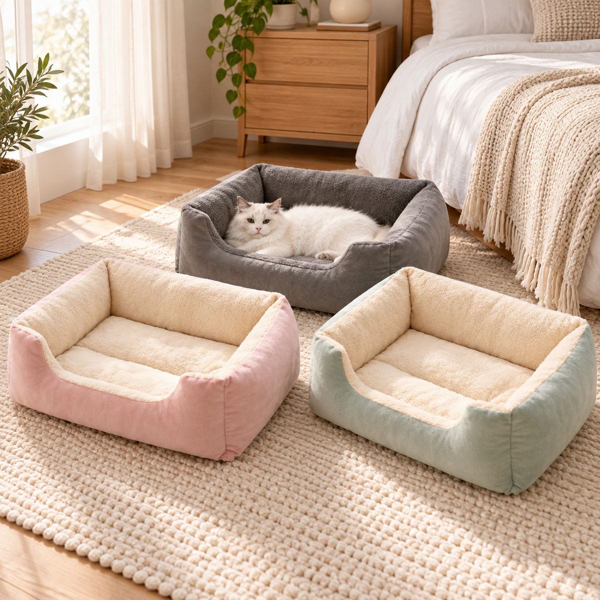 CozyNest™ سرير للحيوانات الأليفة