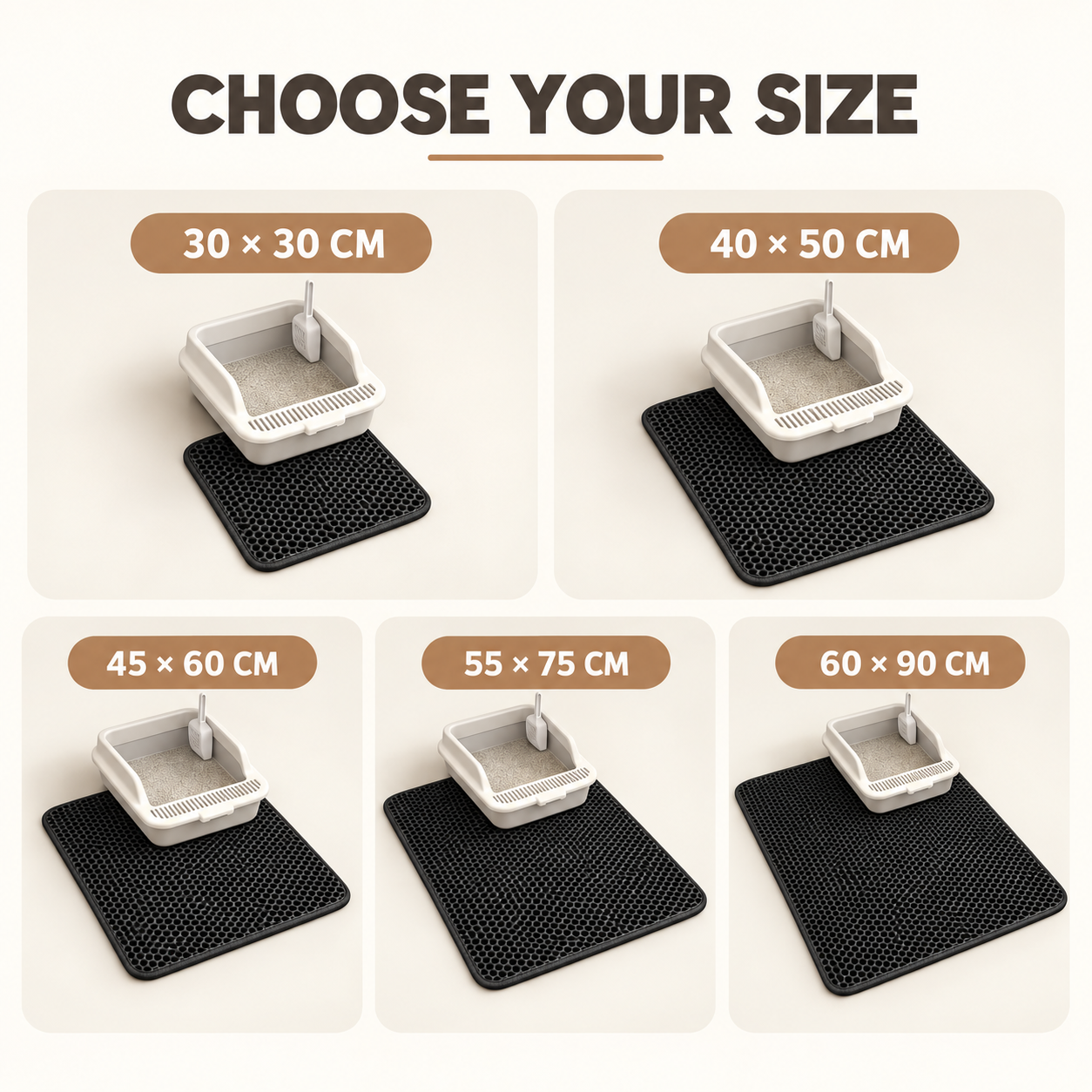 LitterTrap™ Waterproof Cat Litter Mat