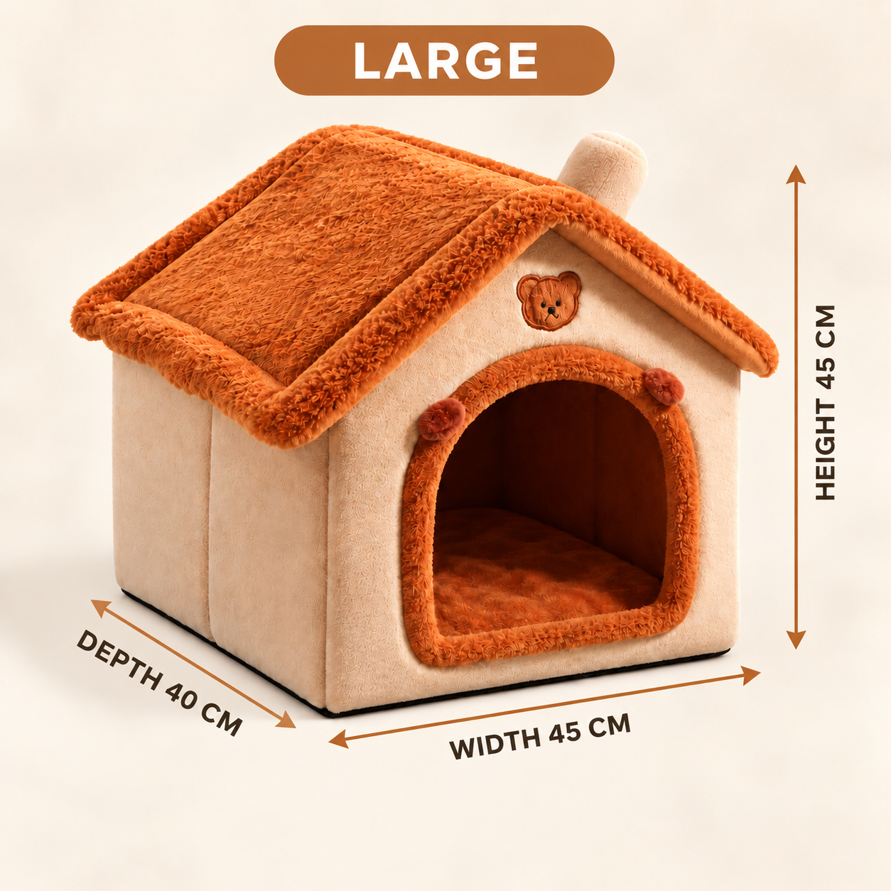 TeddyHouse™ Cozy Pet Bed