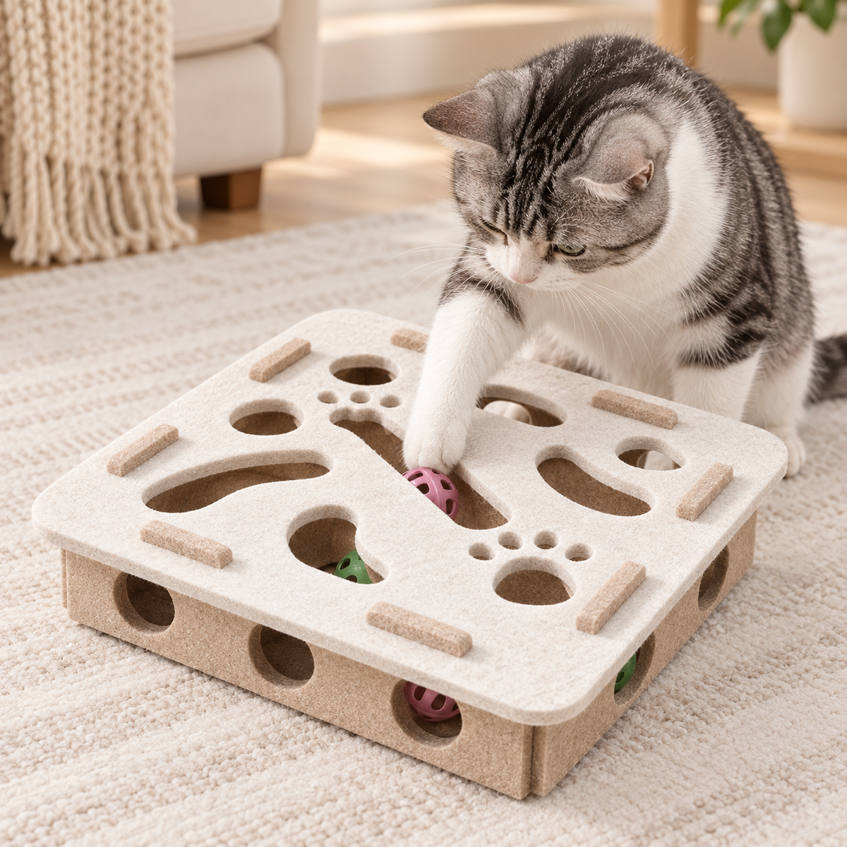Centre d’activités interactif pour chat ScratchPlay™