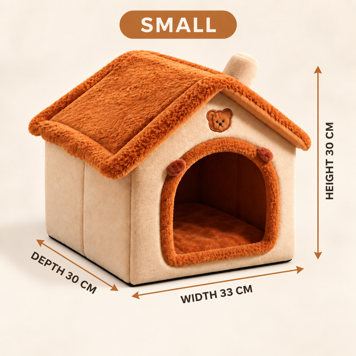 TeddyHouse™ Cozy Pet Bed