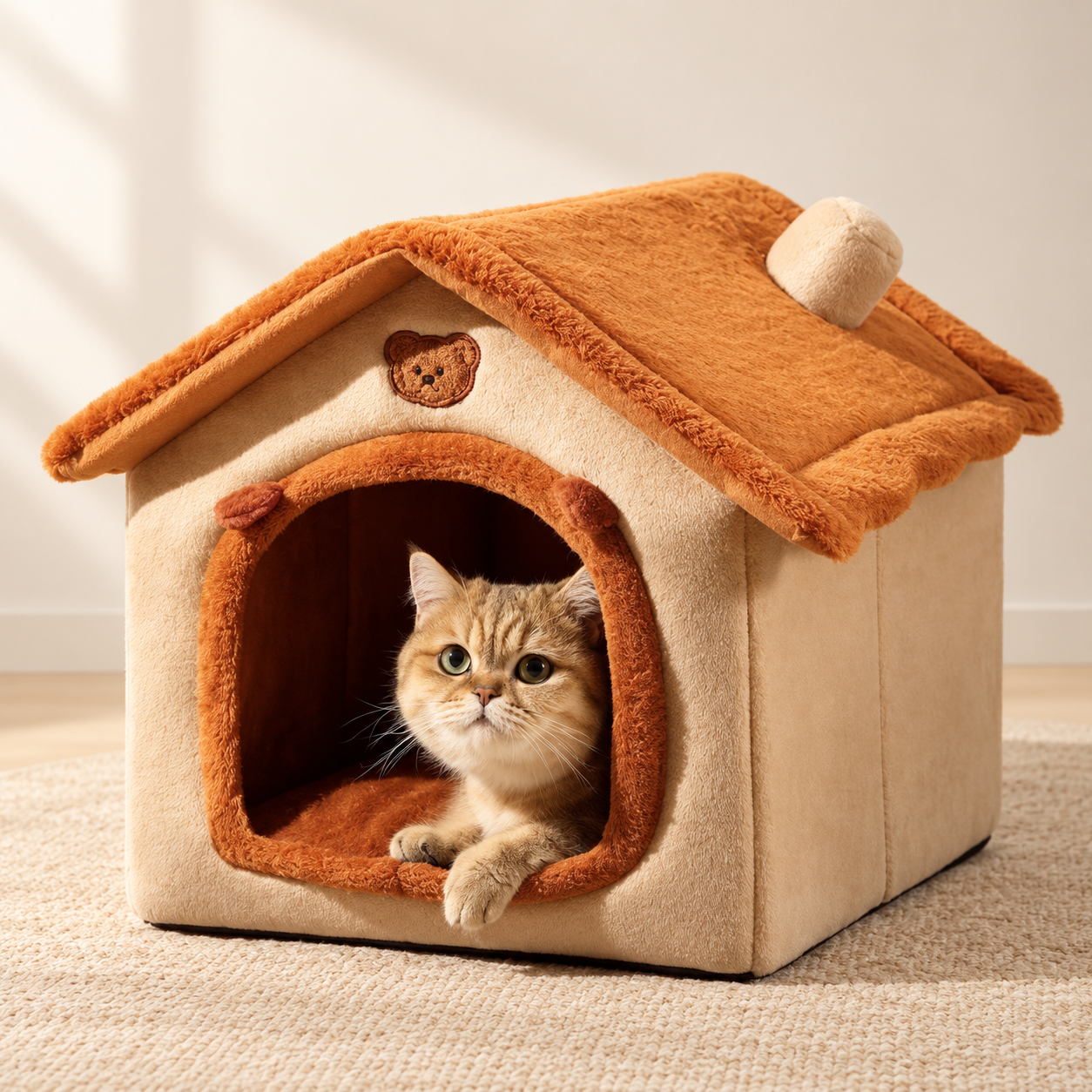 TeddyHouse™ Cozy Pet Bed