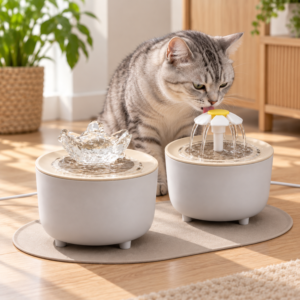 Fontaine à eau pour chat FlowSip™