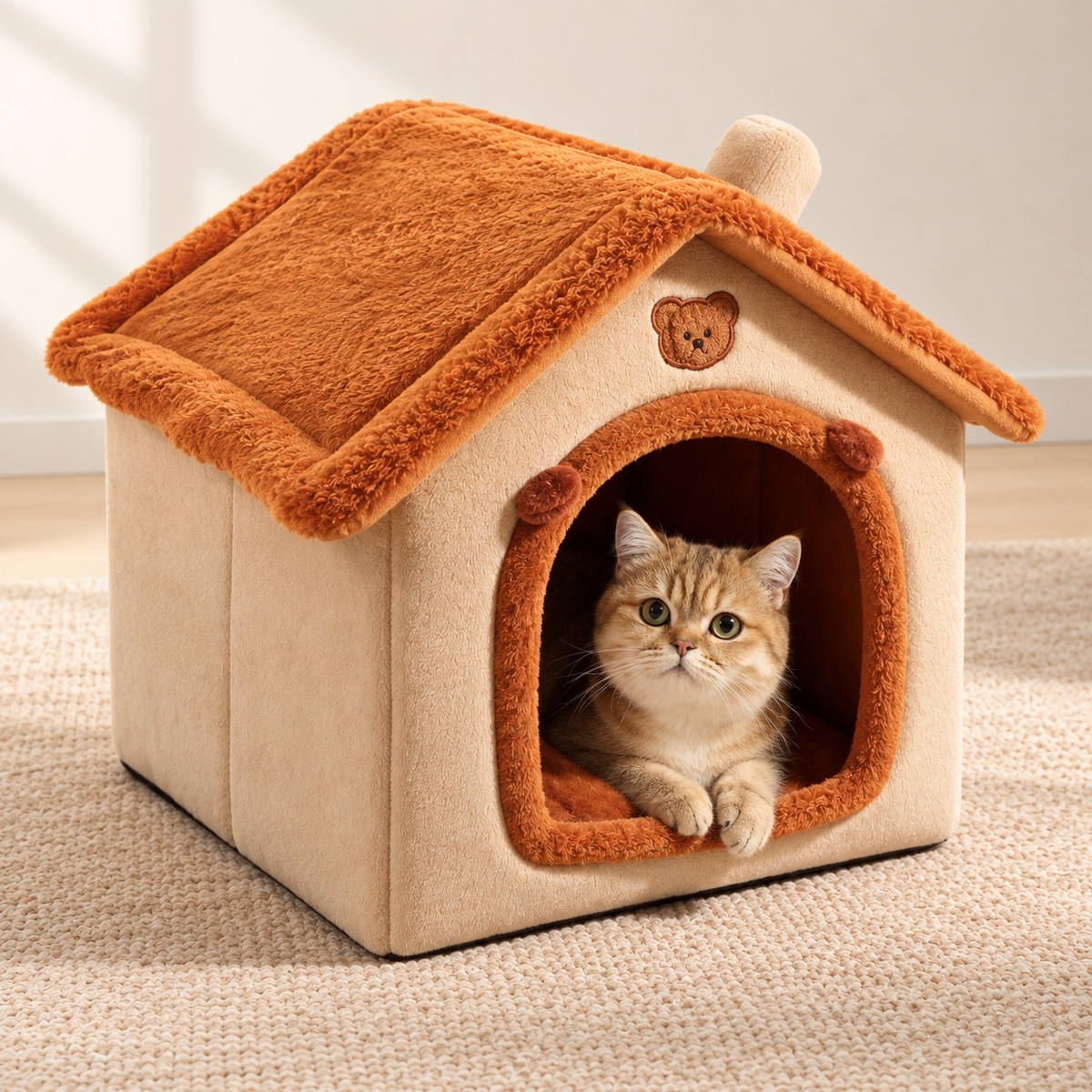 TeddyHouse™ Cozy Pet Bed