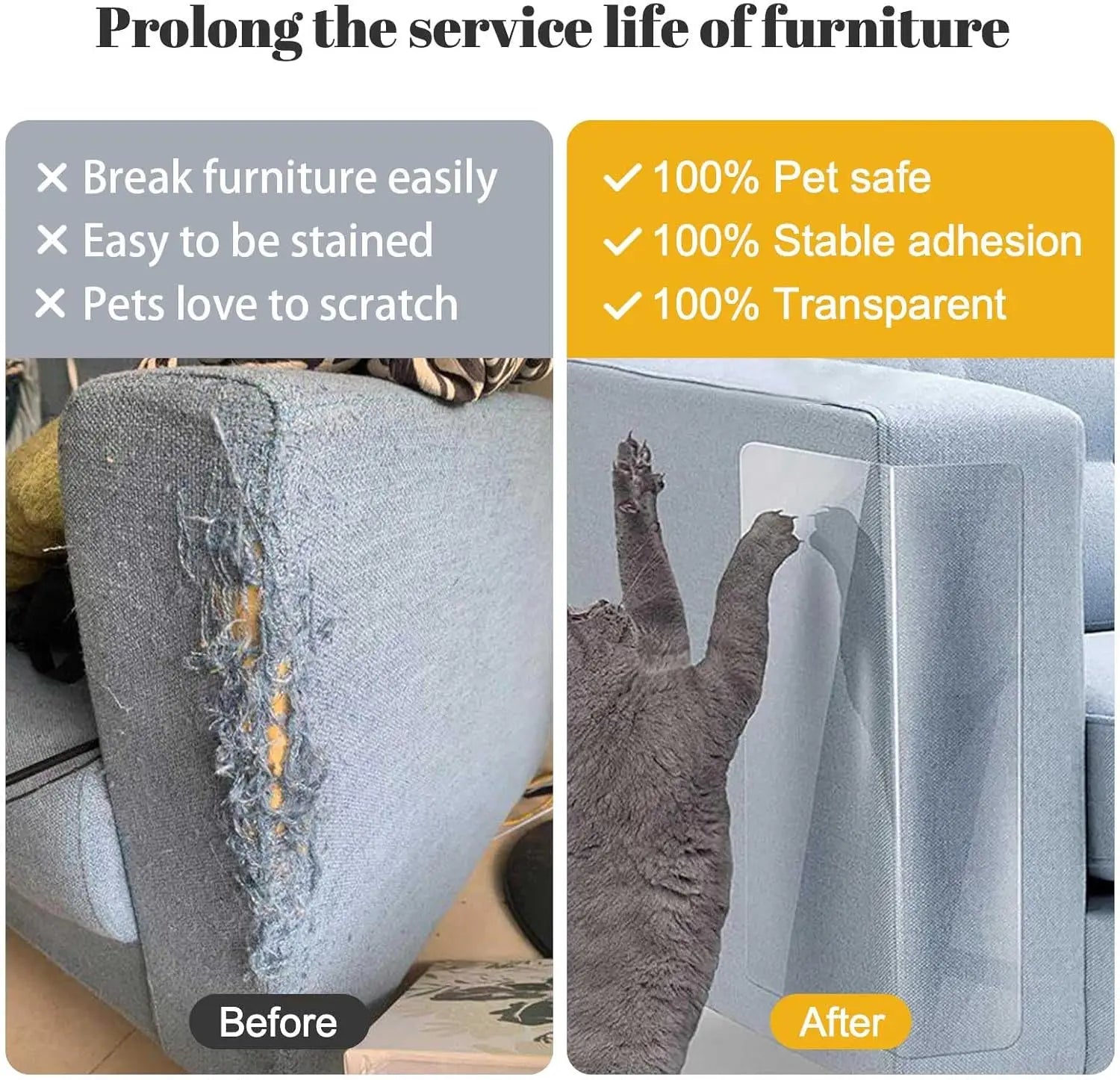 ScratchGuard™  Clear Furniture Protector