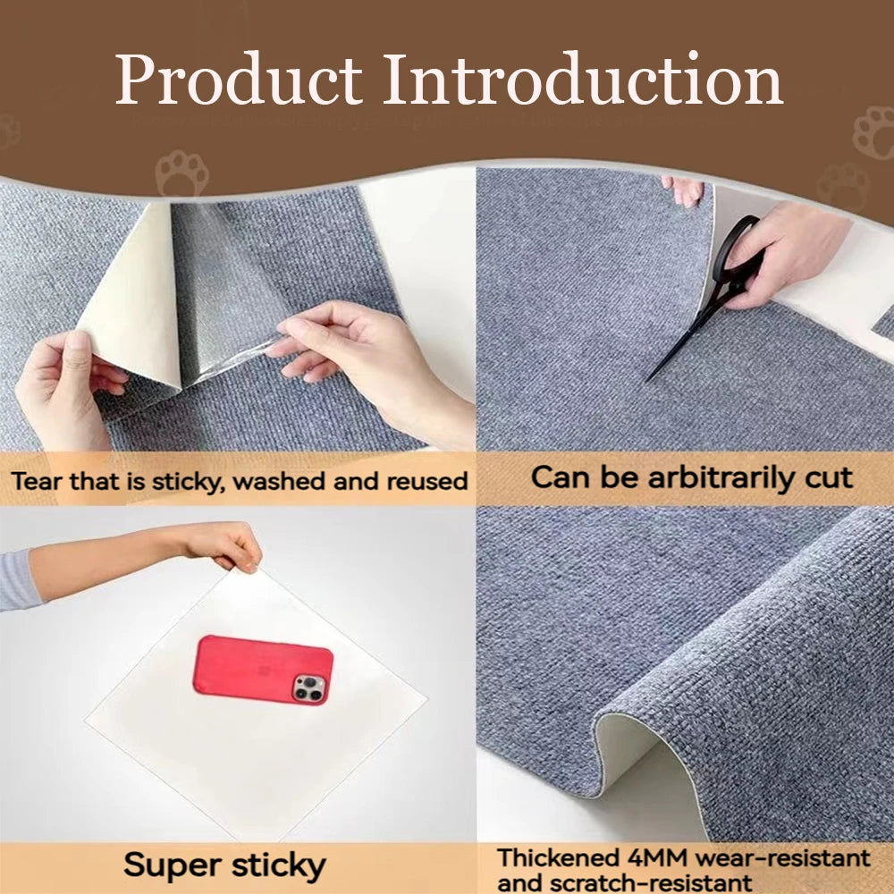 ScratchMat™ Self-Adhesive Cat Scratcher