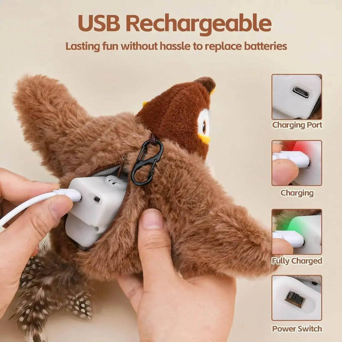 FlutterBird™ Interactive Cat Toy