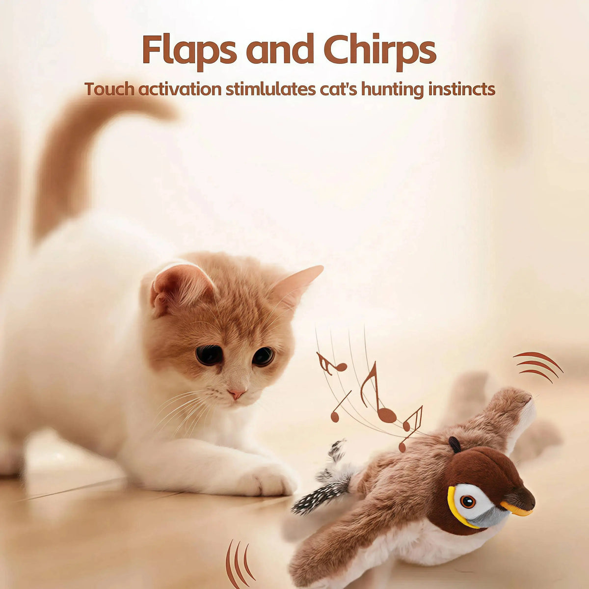 FlutterBird™ Interactive Cat Toy