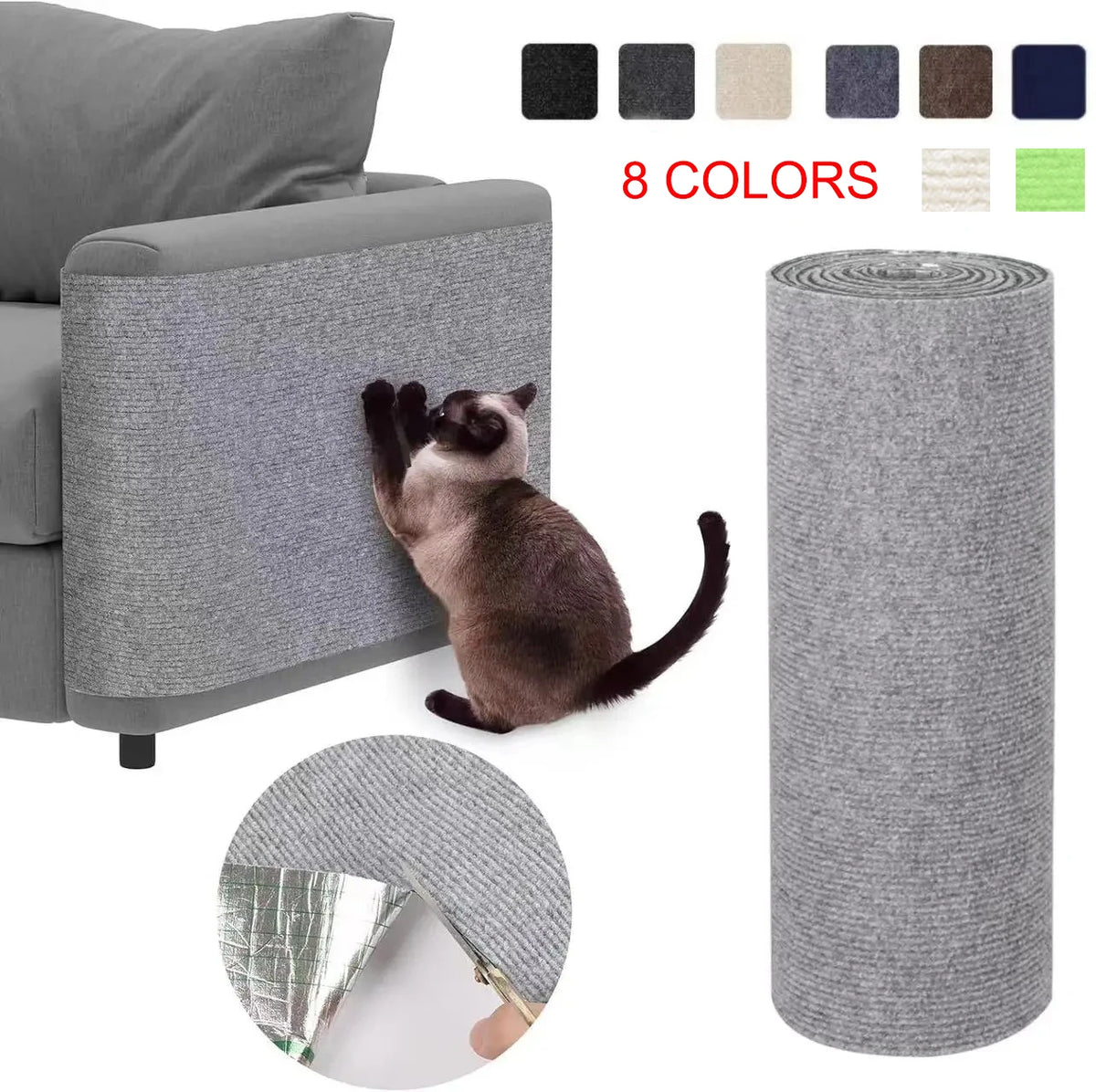 ScratchMat™ Self-Adhesive Cat Scratcher