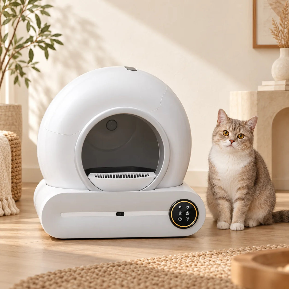 Bac à litière autonettoyant intelligent CleanPod™